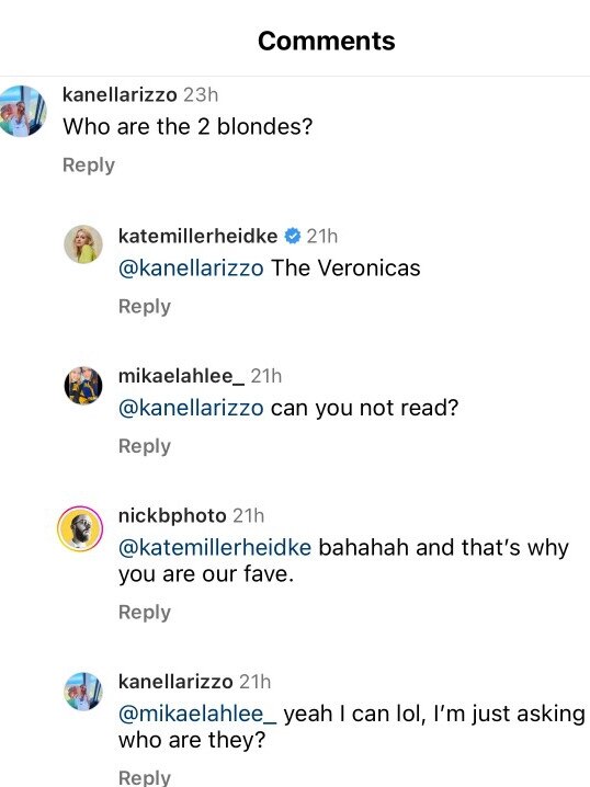 New Voice Australia coach Kate Miller-Heidke’s responses on social media.