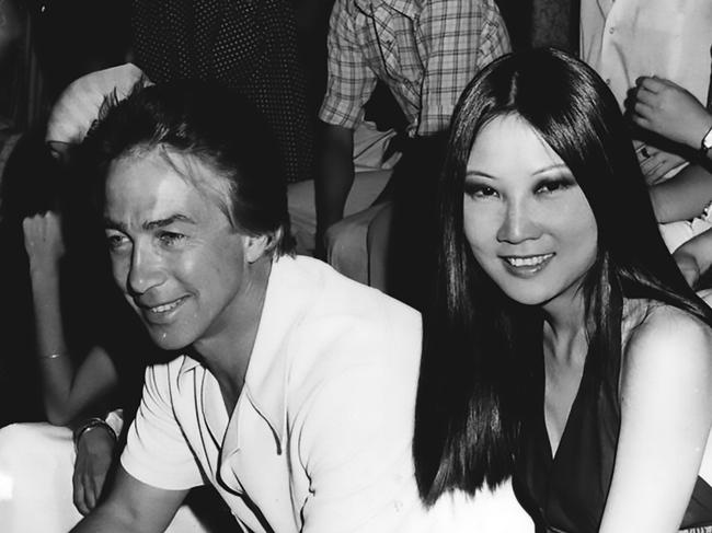 Dunstan with wife Adele Koh in 1977.