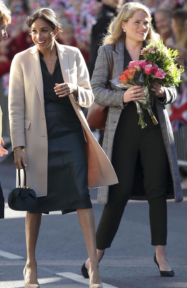 Meghan, Duchess of Sussex with her assistant Amy Pickerill. Picture: Chris Jackson/Getty Images