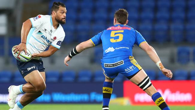 Karmichael Hunt has been ruled out of the Waratahs squad for Brumbies clash because of a hamstring strain. Picture: Getty Images