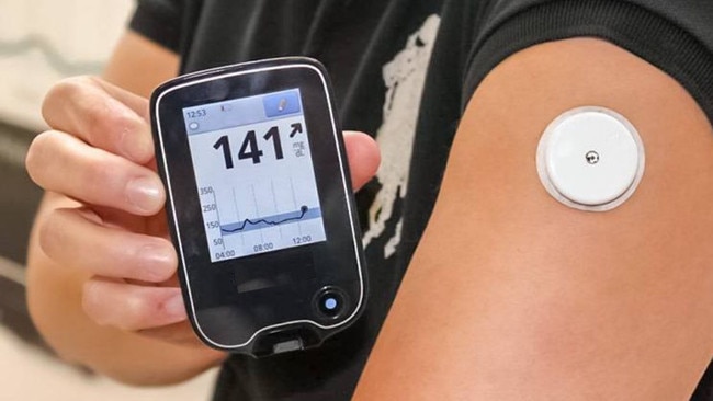 A continuous glucose monitor will let you know the precise peaks and troughs of your blood glycogen. Picture: Supplied