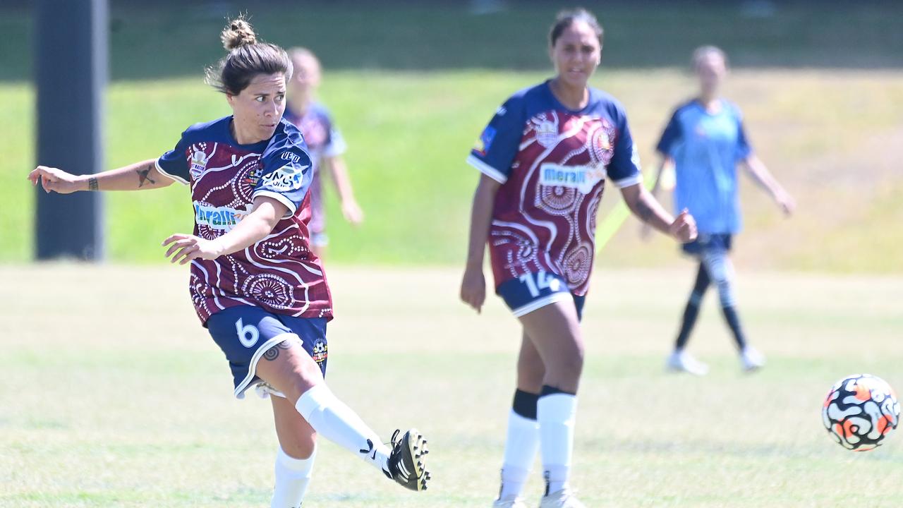 Queensland Indigenous Football's First Nations Indigenous Football Cup Thursday November 2, 2023. Picture, John Gass