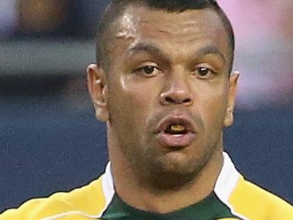 CHICAGO, IL - SEPTEMBER 05: Kurtley Beale #15 of the Australia Wallabies advances the ball against the United States Eagles during a match at Soldier Field on September 5, 2015 in Chicago, Illinois. Jonathan Daniel/Getty Images/AFP == FOR NEWSPAPERS, INTERNET, TELCOS & TELEVISION USE ONLY ==