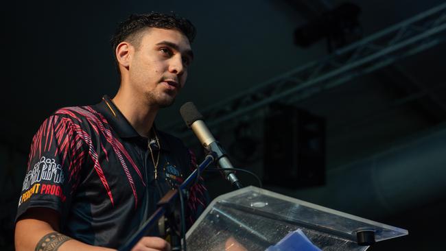 Dante Rodrigues at International Men's Day Lunch at the Darwin Turf Club Pavilion, Darwin. Picture: Pema Tamang Pakhrin