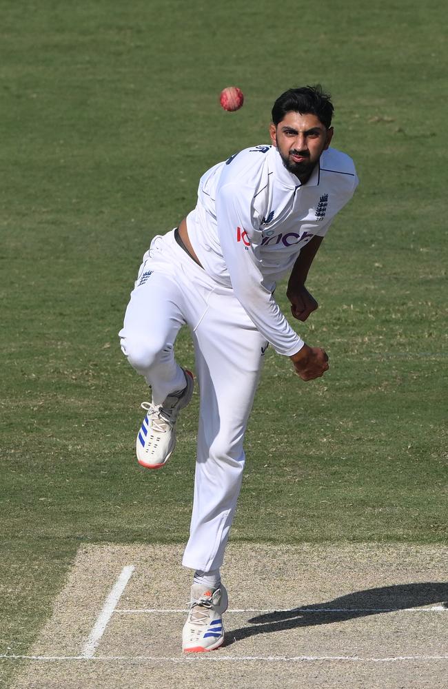 England bowler Shoaib Bashir during a Test match against Pakistan. Picture: Getty Images