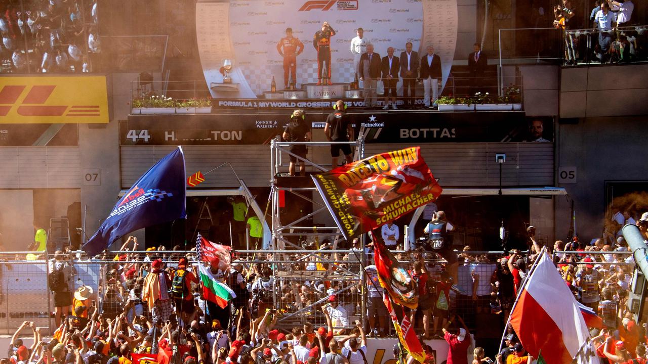 The Dutch crowd were out in force for Max Verstappen at the Austrian Grand Prix.