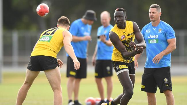 Mabior Chol looms as the likely replacement for Ivan Soldo. Picture: Matt Roberts/Getty Images