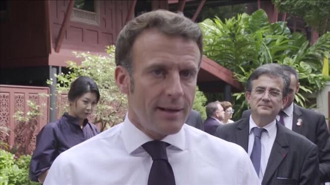 Macron: Australia sub deal was not about confronting China