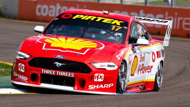 McLaughlin in his Mustang at Townsville. Picture: Daniel Kalisz/Getty Images