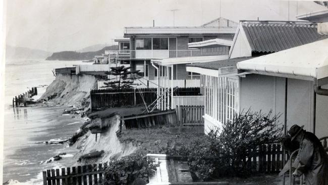 MUST CREDIT: BCM...ONE TIME USE... BCM photos of 1967 Cyclone Dinah damage on the Gold Coast Supplied by Courier Mail Brisbane Picture: Bcm