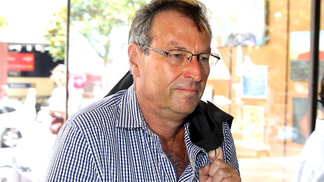 Van Ryn, who is in custody, could not look at the victim as she read her impact statement. Picture: Ross Schultz