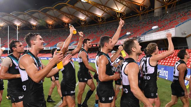 Power players won’t get an exemption from the state’s strict 14 day quarantine period the AFL has been told. Picture: AAP Image/Darren England