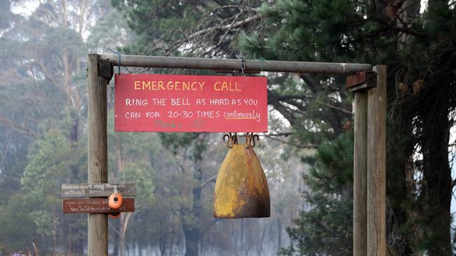 The Sunnataram Buddhist retreat in Penrose where the NSW RFS pinned back a bushfire that threatened to destroy it. Picture: Richard Dobson