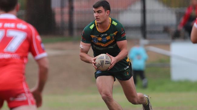 Blake Barbuto weaves his magic for Mittagong Lions. Picture: Steve Montgomery