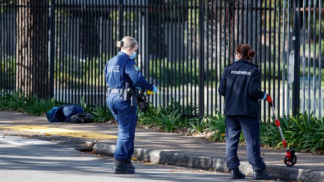 Police have no evidence that the alleged attacker was acting with a network. Picture: NewsWire / Nikki Short