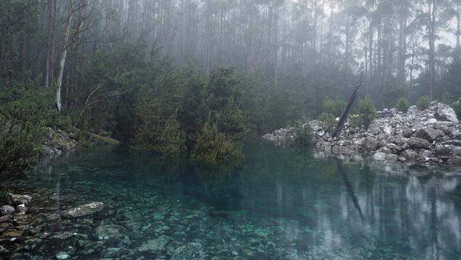 Disappearing Tarn on Mount Wellington. Picture: JAMES SPENCER