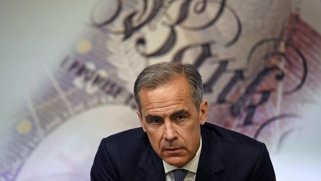 Bank of England governor Mark Carney.