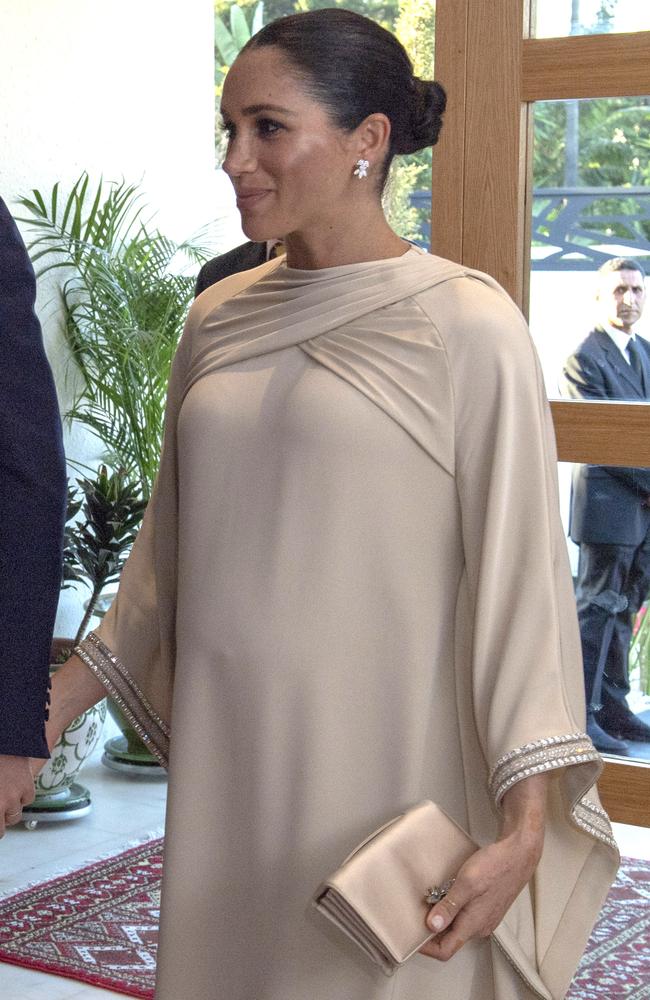 FEBRUARY 24, 2019 - Where: Rabat, Morocco. Wearing: Dior dress. Picture: Arthur Edwards/Getty Images