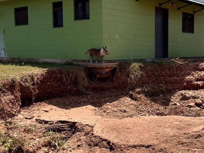 Floods damaged hundreds of homes in Daguragu, Pigeon Hole and Kalkarindji. Picture: Chansey Paech.