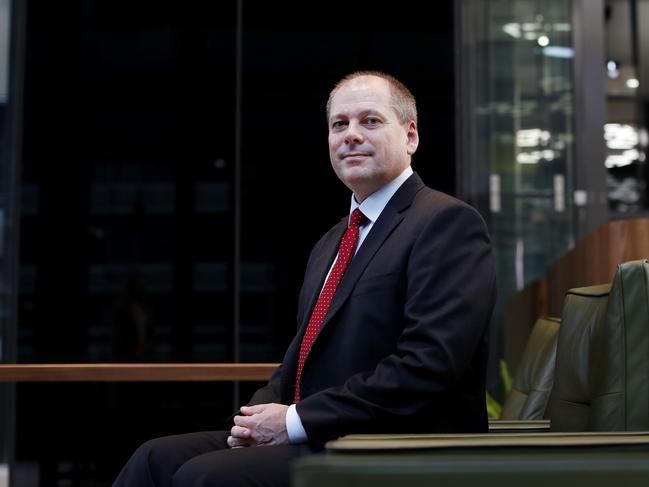 New Westpac CEO Peter King pictured on Thursday 2 April 2020. Picture: Nikki Short