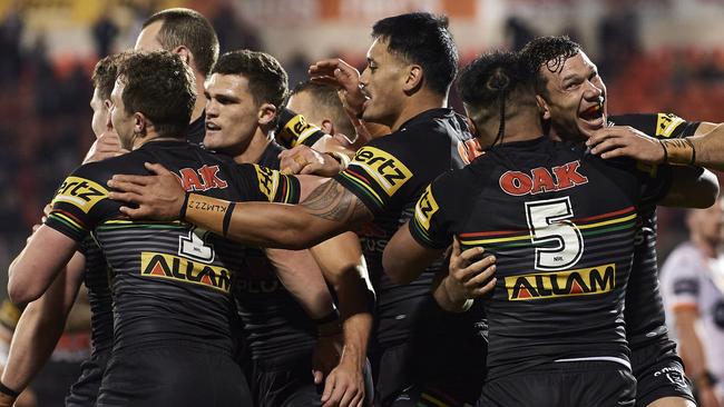 The Panthers are flying at the top of the table and on target for the minor premiership. Picture: Getty Images