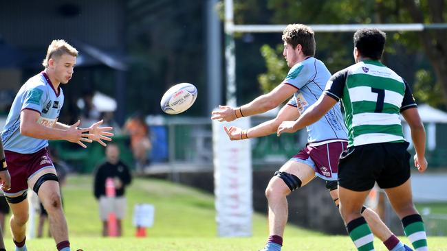 Colts 1 rugby union between Sunnybank and Norths. Saturday May 28, 2022. Picture, John Gass