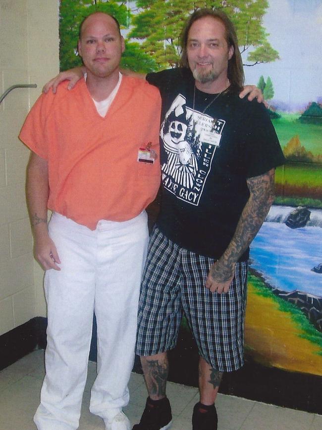 The ‘Salerno Strangler’ Eugene McWatters in prison with visitor Eric Holler.