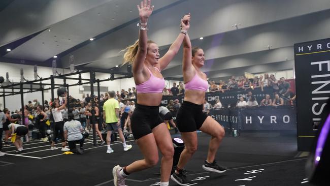 10000 athletes put their fitness to the test in a massive Hyrox competition this weekend (14-15 Dec) at Melbourne Exhibition and Convention Centre. Picture Valeriu Campan