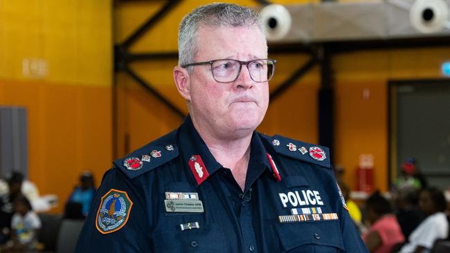 NT Police Commissioner Jamie Chalker threatened to go to trial after being ousted from the top job. Picture: Pema Tamang