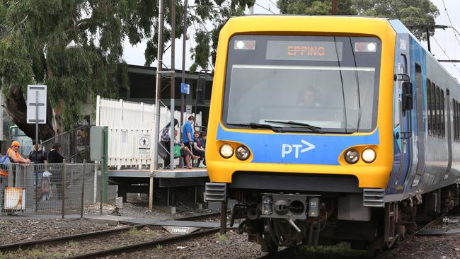 Reservoir train station could be moved nine metres up in the air under a proposal to replace a notorious level crossing. Picture: Stuart Milligan