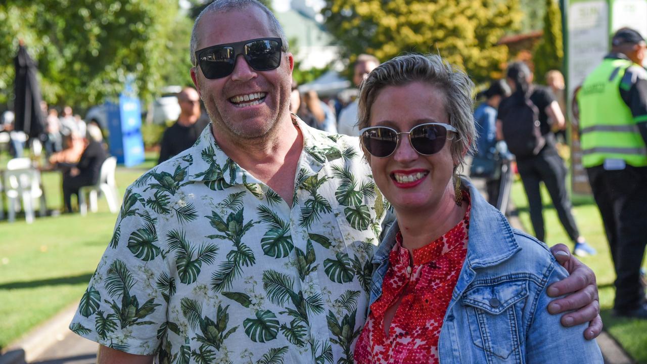 Ben and Lou Mainwaring at City Park on Day 1 of Launceston's Festivale. Picture: Alex Treacy