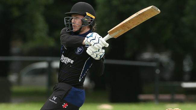 Andrej Yaksender in action for Melbourne University. Picture: Hamish Blair