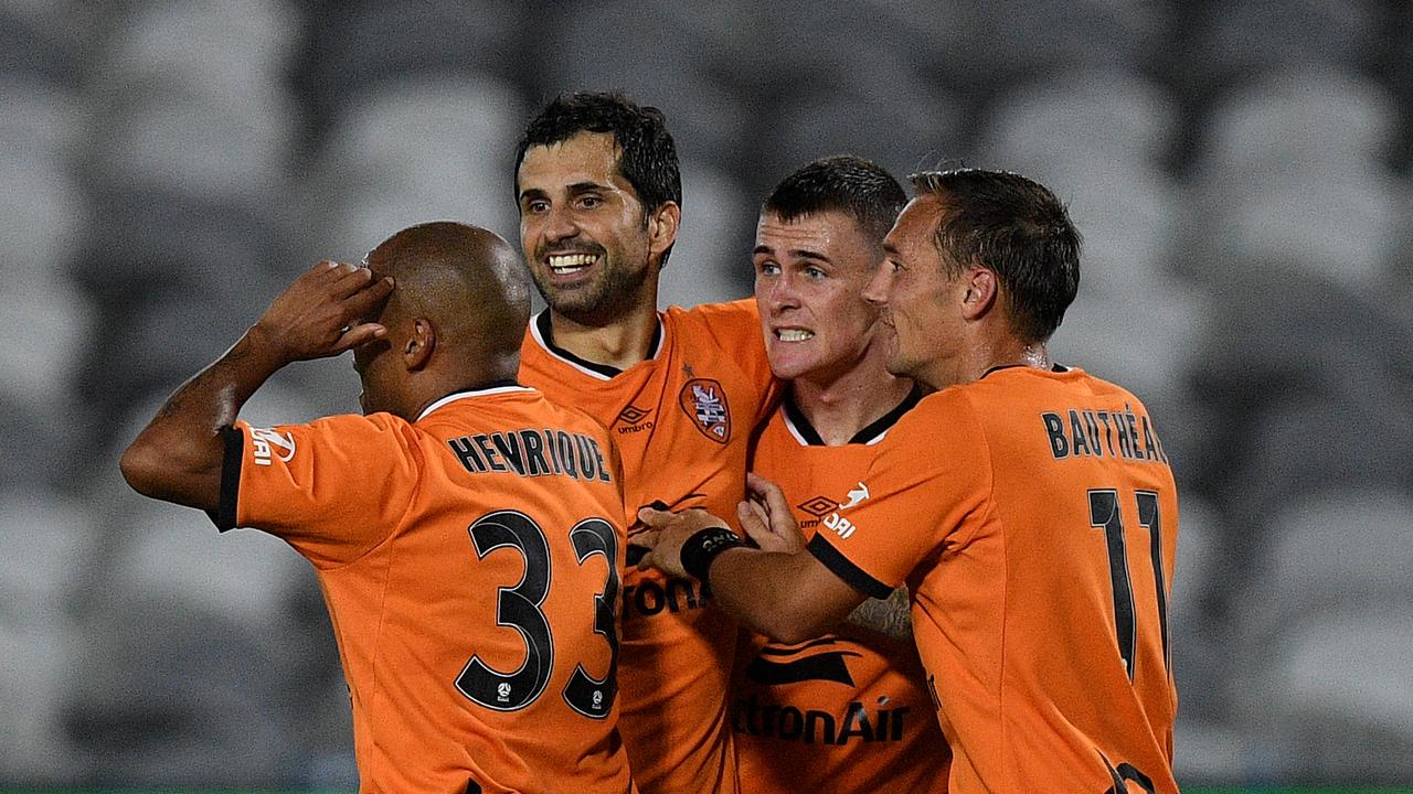 Brisbane Roar have beaten the Central Coast Mariners 5-3 in the most remarkable game of football.