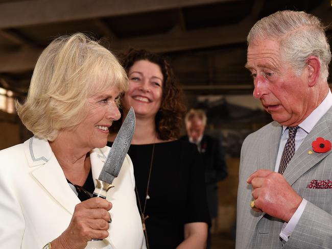 Prince Charles, Prince of Wales and Camilla, Duchess of Cornwall visit Seppeltsfield Winery, Barossa Valley, South Australia, November 2015. Picture: AAP Image / Getty Images / Daniel Kalisz