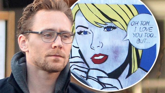 Tom Hiddleston has had a very awkward reminder of his ex, Taylor Swift.