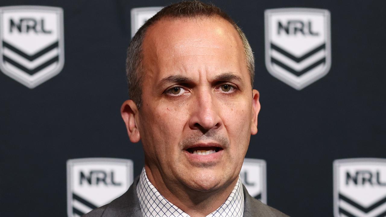 NRL chief executive Andrew Abdo. Picture: Mark Metcalfe/Getty Images)