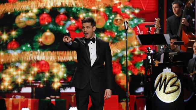 Michael Buble makes bank each Christmas. Picture: NBC Universal via Getty Images