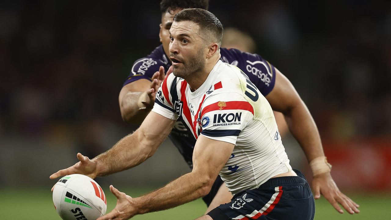 Veteran Roosters captain James Tedesco. Picture: Daniel Pockett/Getty Images