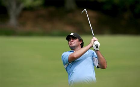 Steven Bowditch is tied for second at the Greenbrier Classic. Picture: Barry Leddicoat