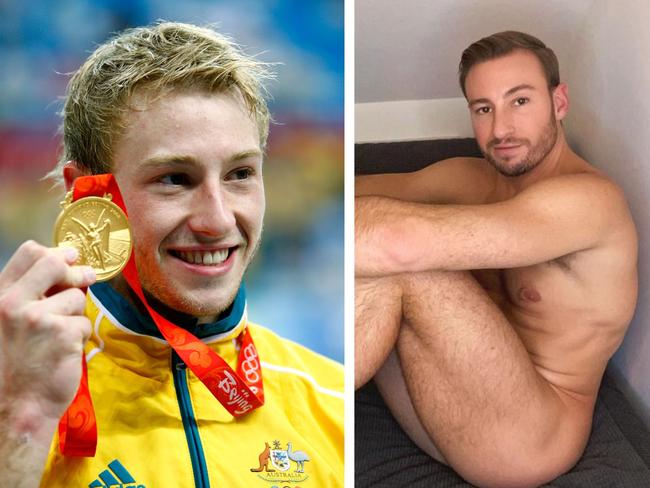 Matthew Mitcham is starting an OnlyFans. Photo: Getty Images and Instagram