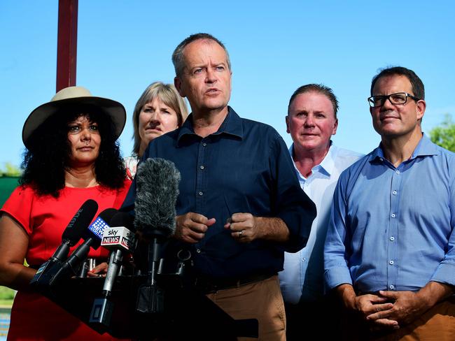 Opposition Leader Bill Shorten in Darwin this week. Picture: Justin Kennedy