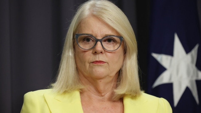 Shadow home affairs minister Karen Andrews has taken aim at the Albanese Government after it was reported four asylum seeker boats were intercepted in June. Picture: NCA NewsWire / Gary Ramage