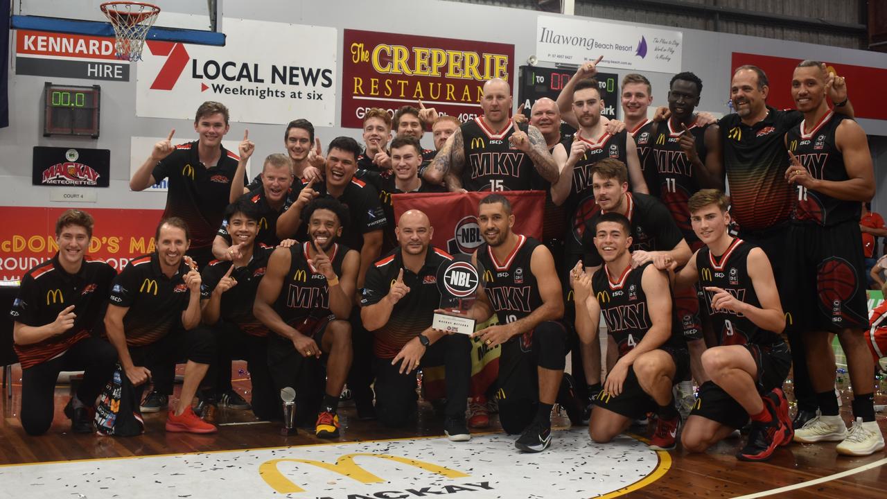 The NBL1 North premiers Mackay Meteors. Picture: Matthew Forrest