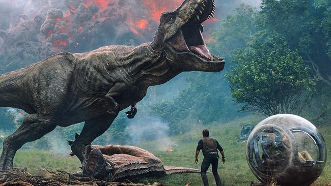 Jurassic World: Fallen Kingdom is pretty much more of the same. Picture: Universal Pictures/AP