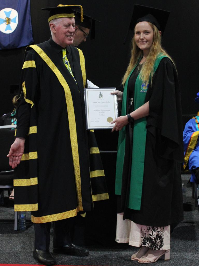 Gemma Cannon-Reilly graduated with a Bachelor of Physiotherapy (Honours) at the CQUniversity graduation ceremony in Bundaberg on December 14, 2023.