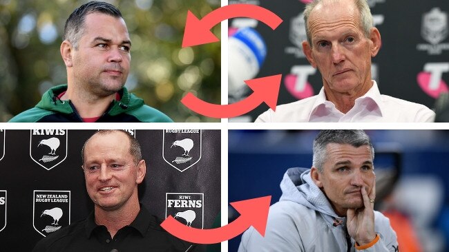 The NRL coaching merry-go-round is in full swing.