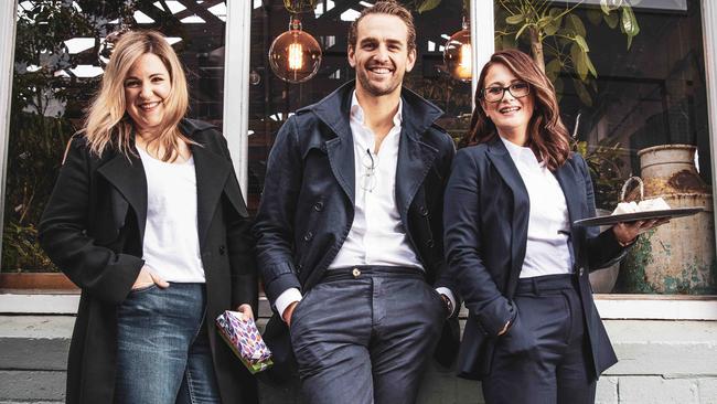 Melbourne CEOs under 40: Cyan ‘Ta’Eed, Jack Watts and Emma Yee share what it takes to make it to the top. Picture: Nicole Cleary