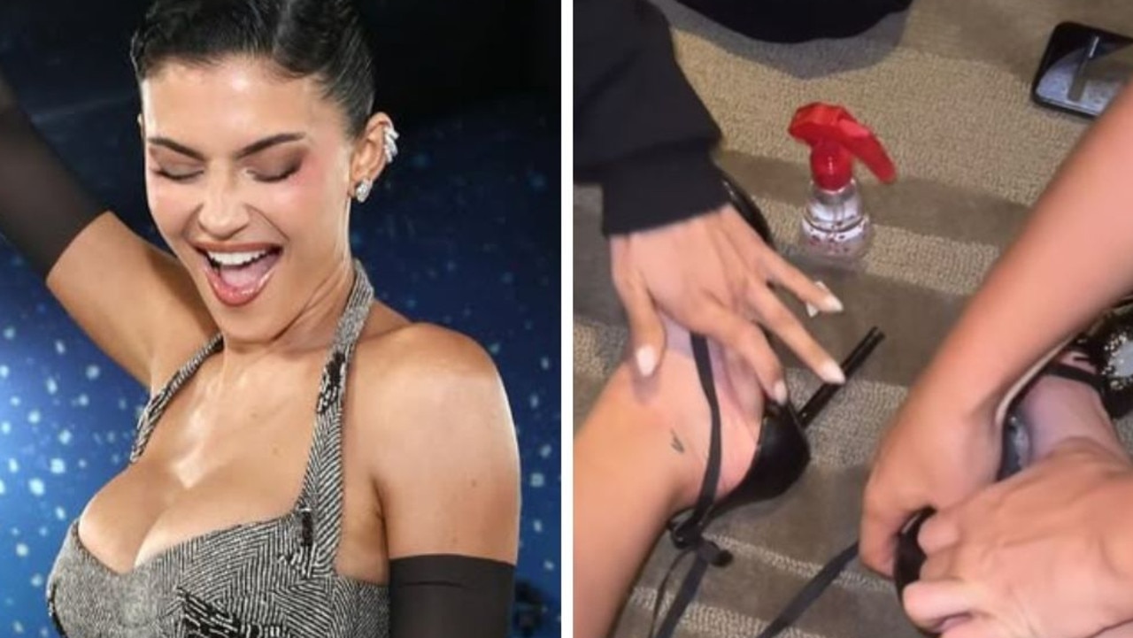 Star left in tears after gluing feet to heels