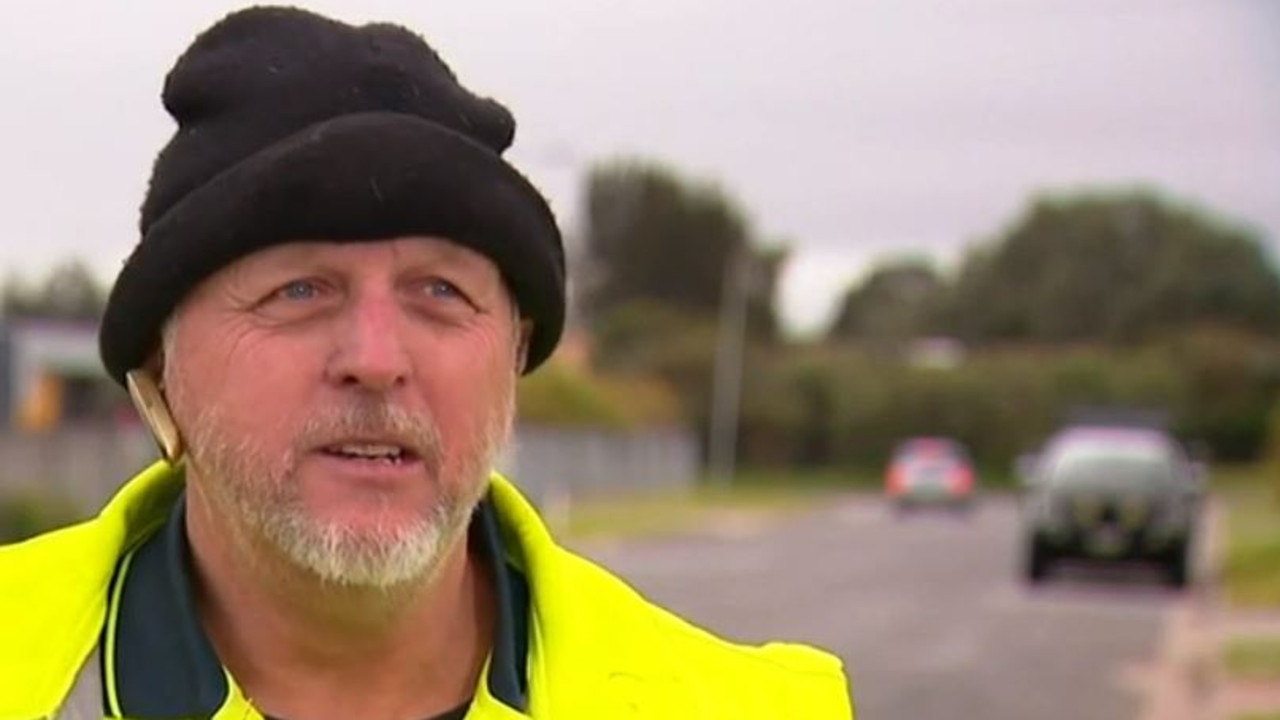 Laurie Owens said he ‘just happened’ to notice the boy standing on Adelaide’s Salisbury Highway. Picture: 9 News