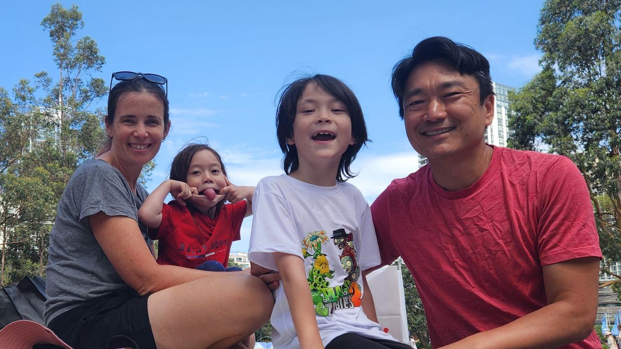 Brendan Wong, pictured with his family, was left financially crippled by the investment.